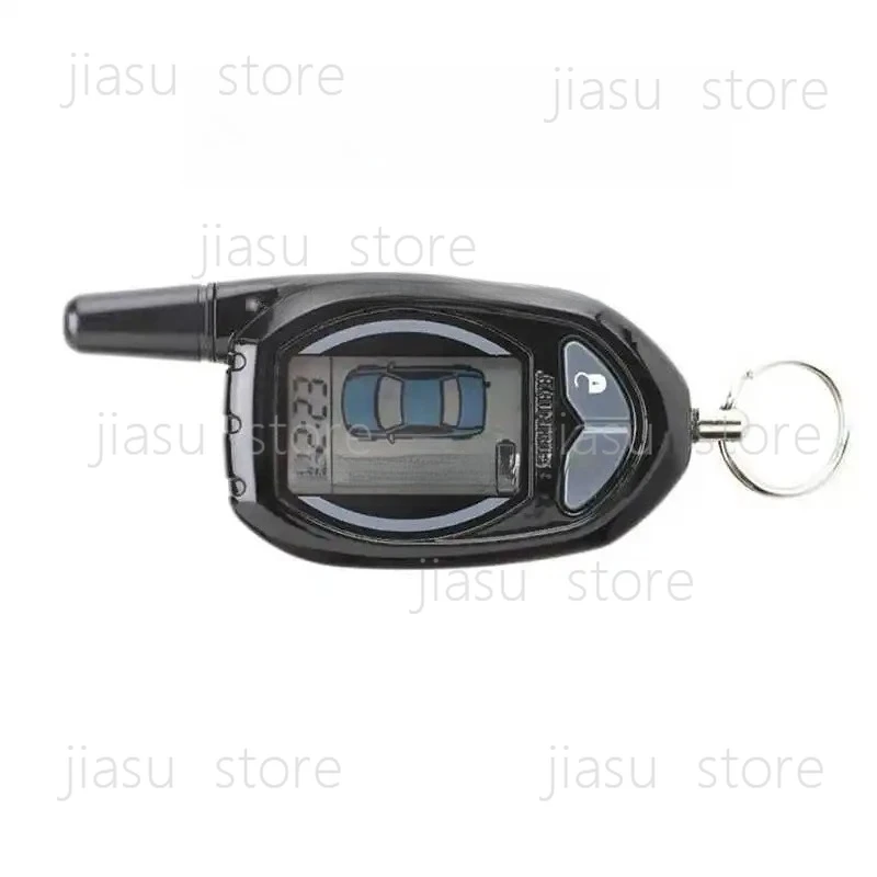 셰어프 ZX-1055 ZX1055 자동차 알람 LCD 리모컨 키, 디스플레이가 있는 양방향 교체용 키 FOB
