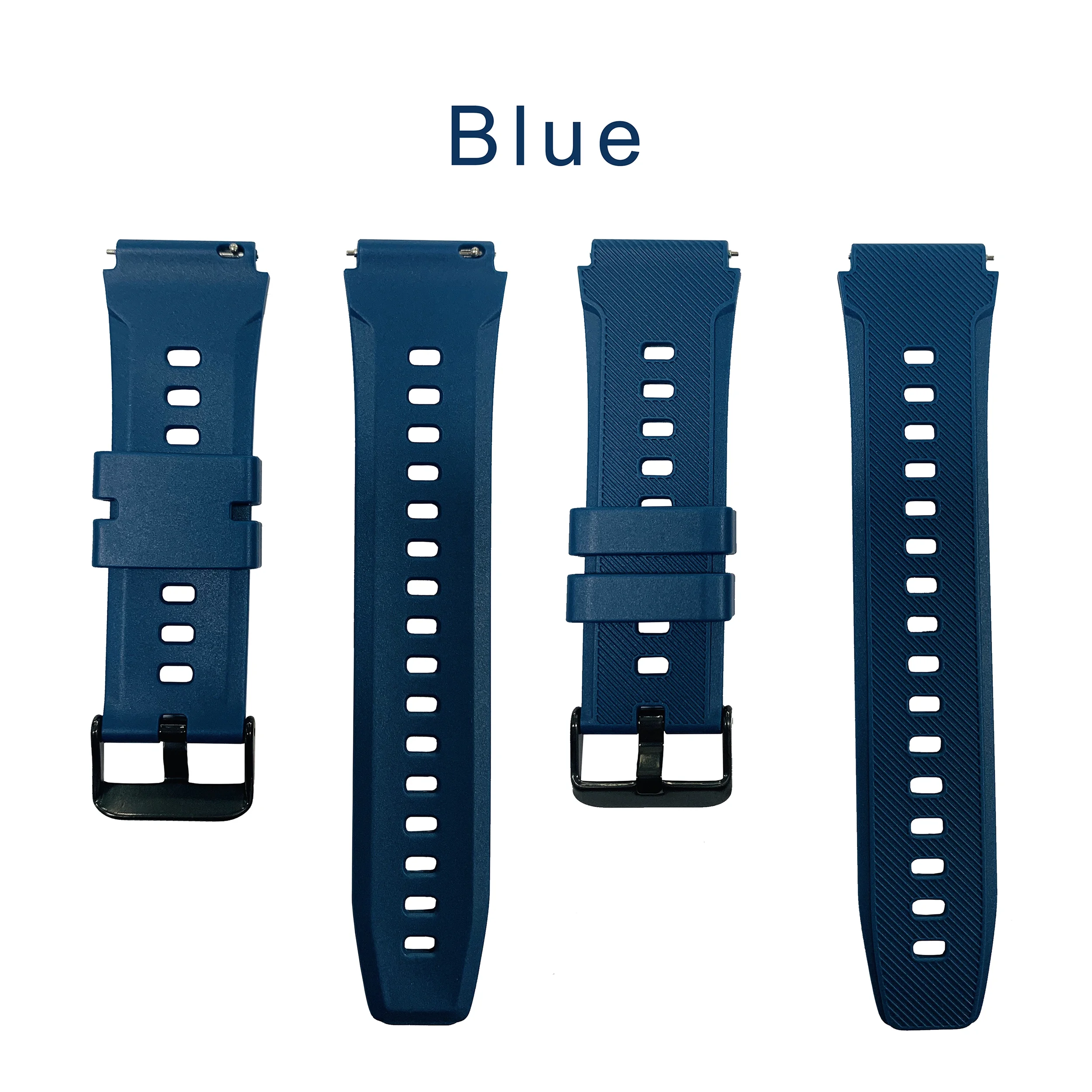 Waterproof Silicone Rubber Replacement Wrist Strap for Outdoor Sports Watches