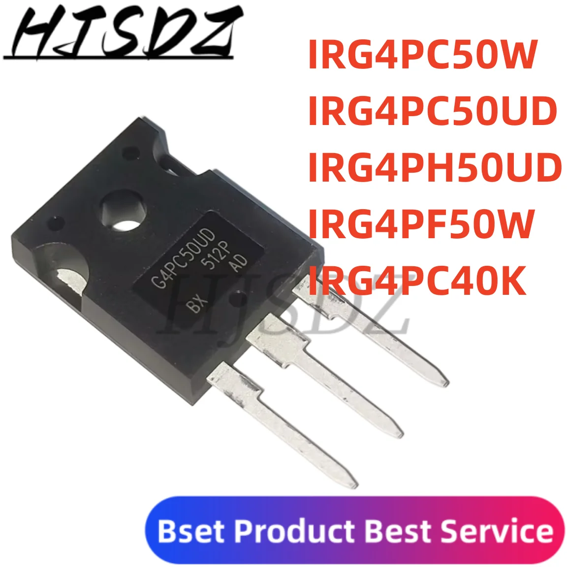5PCS IRG4PC50W G4PC50W IRG4PC50 TO247 IRG4PC50UD IRG4PH50UD IRG4PF50W