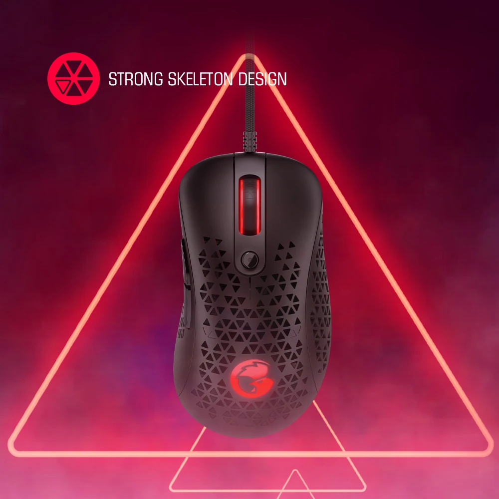 Ultra-Lightweight Gaming Mouse with Precision Optical Sensor and 12000 DPI