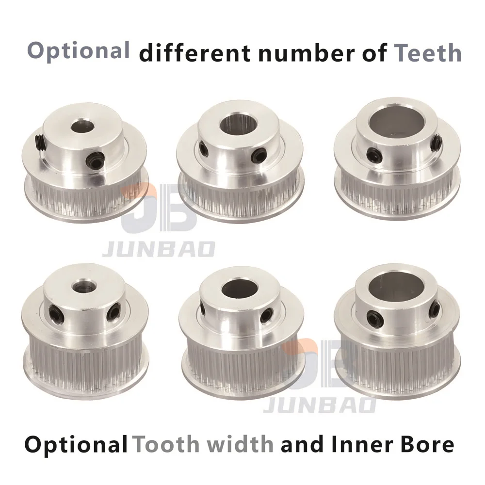 HTD 8M BF 모델 60 톱니 타이밍 벨트, 도르래 톱니 폭 25mm, 30mm, 48T, 50T, 72T, 동기 휠 보어 8-30mm 3D 프린터 부품