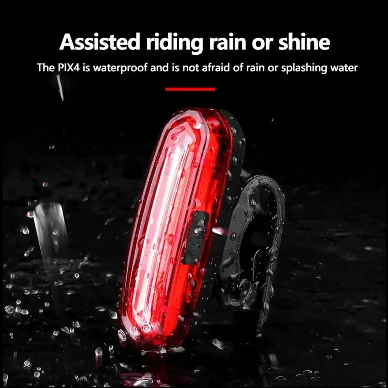 Taillight MTB Red Rear Light USB LED Waterproof Bike Light