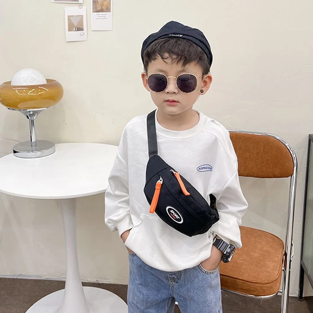 

Children Shoulder Girls Fashion Chest Bolsas Boys Bag For Kids s Canvas Messenger Mini Small Crossbody Snacks Purse