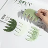 Natural Jade Comb Gua Sha Board Jade Massager For SPA Acupuncture Body Scraping Gouache Scraper Facial Skin Beauty Tool 3