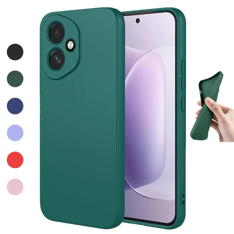 Flexible Liquid Silicone TPU Protective Case - Durable Back Shell Cover