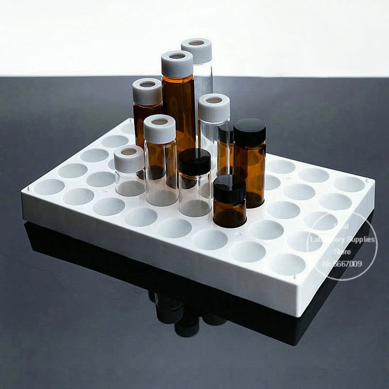 

1piece 2ml To 60ml Plastic Holder of Sample Bottle Headspace Bottle's Rack Chemistry Laboratory Supplies