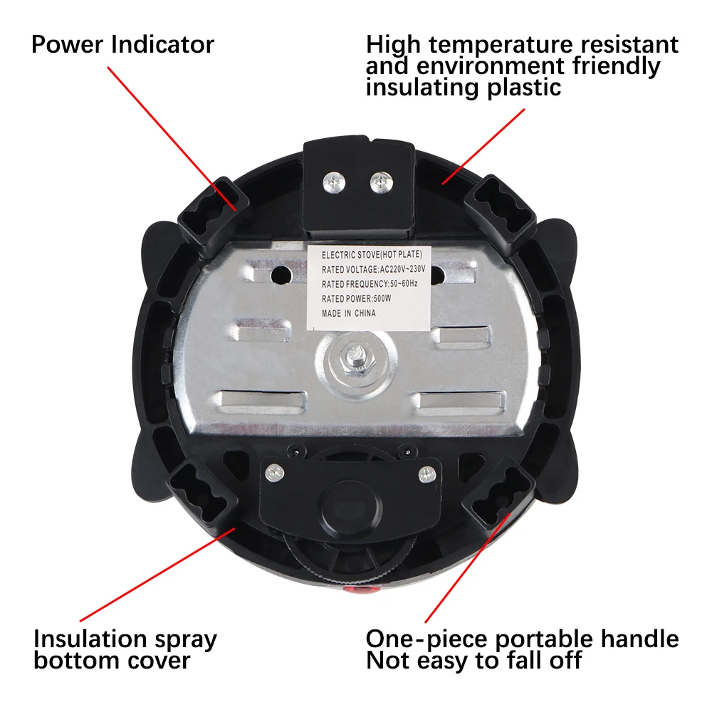 Milk Water Coffee Heating Furnace Multifunctional Mini Electric Heater Stove thumbnail 5