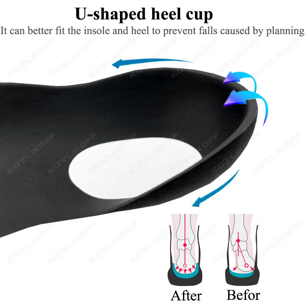 Orthotic Insoles For X/O-Shaped Legs Sole Insert Orthopedic Flat Feet Heel Pain Arch Support For Man Woman Kid Shoe Insoles