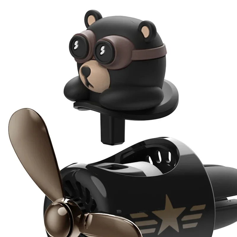 Bear Car Air Freshener Rotating