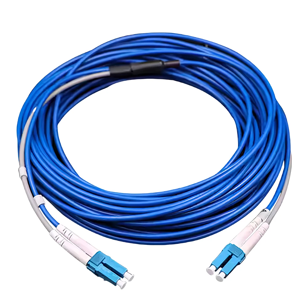 JHF Longrun Qizhi UV 평판 및 롤투롤 프린터용 13m 블루 LC 단일 모드 광섬유 패치 케이블