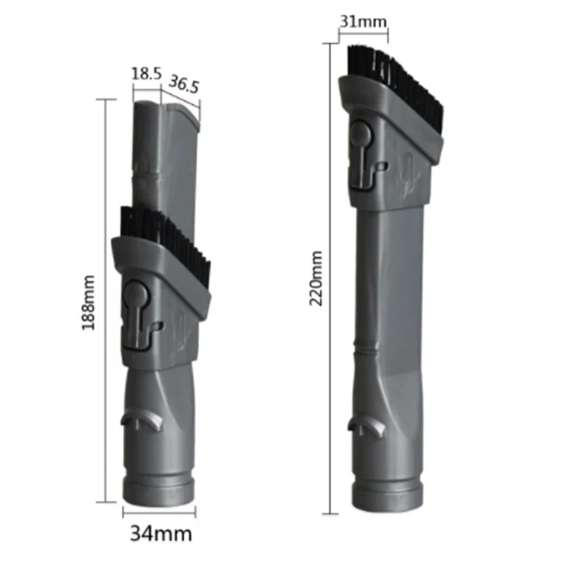 2in1 Tool Brush For Dyson DC22 DC25 DC26 DC27 DC33 V6 Vacuum Cleaner Household Vacuum Cleaner Replacement Accessories 3