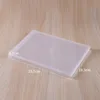 Transparent Rectangular Plastic Box Accessory Storage Box Flat Stationery Packaging Box Empty Box 5