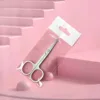 1pc Stainless steel round nose hair trimming scissors, specially designed for precise nose hair trimming 1