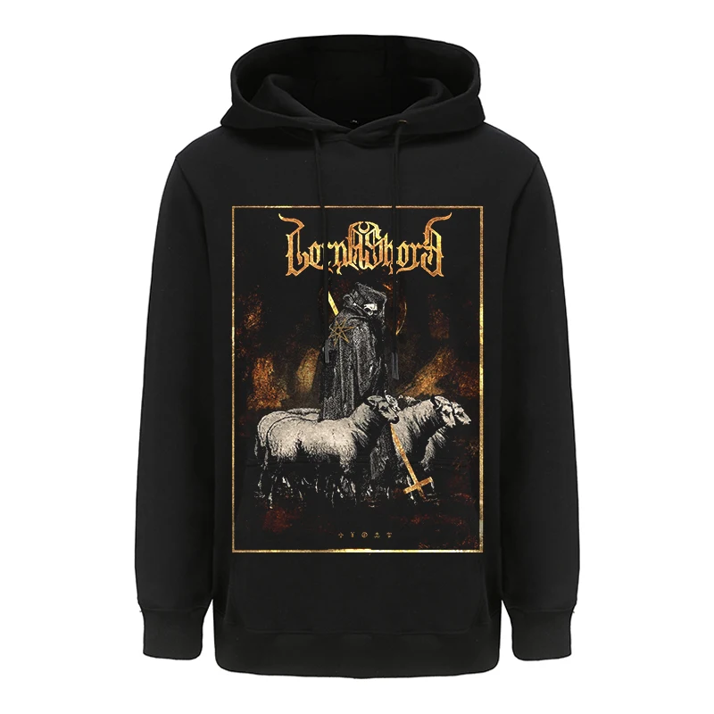Lorna Shore 헤비 멘탈 밴드 후드 스웻셔츠 남녀공용, 긴팔 후드 상의, 하라주쿠 스트리트웨어, 지퍼 후드 코트