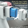 New Summer Water Gun Toy long sword VECTOR Fully Automatic bursting Water Gun  Blue Pink Seaside Beach Kid Toys Water Park Games 6