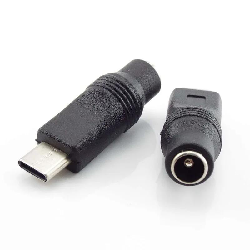 

DC Power Adapter Converter Type-C USB Male to 5.5x2.1mm Female Jack Connector for Laptop Notebook Computer PC Mobile Phone