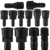 Barb Adapter Tee Elbow 16mm 20mm 25mm PE Hose To 1/2" 3/4" Male Female Thread Connector Garden Drip Irrigation Watering System 1