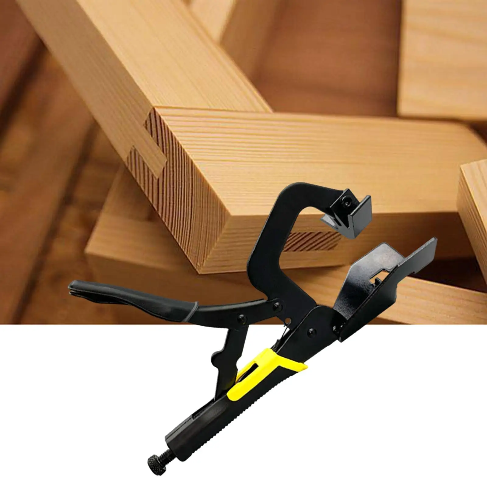 

Corner Clamp Multipurpose Ergonomic Handle Clip Tool Right Angle Clamps for Welding Carpenter Drawers Cabinets Photo Framing