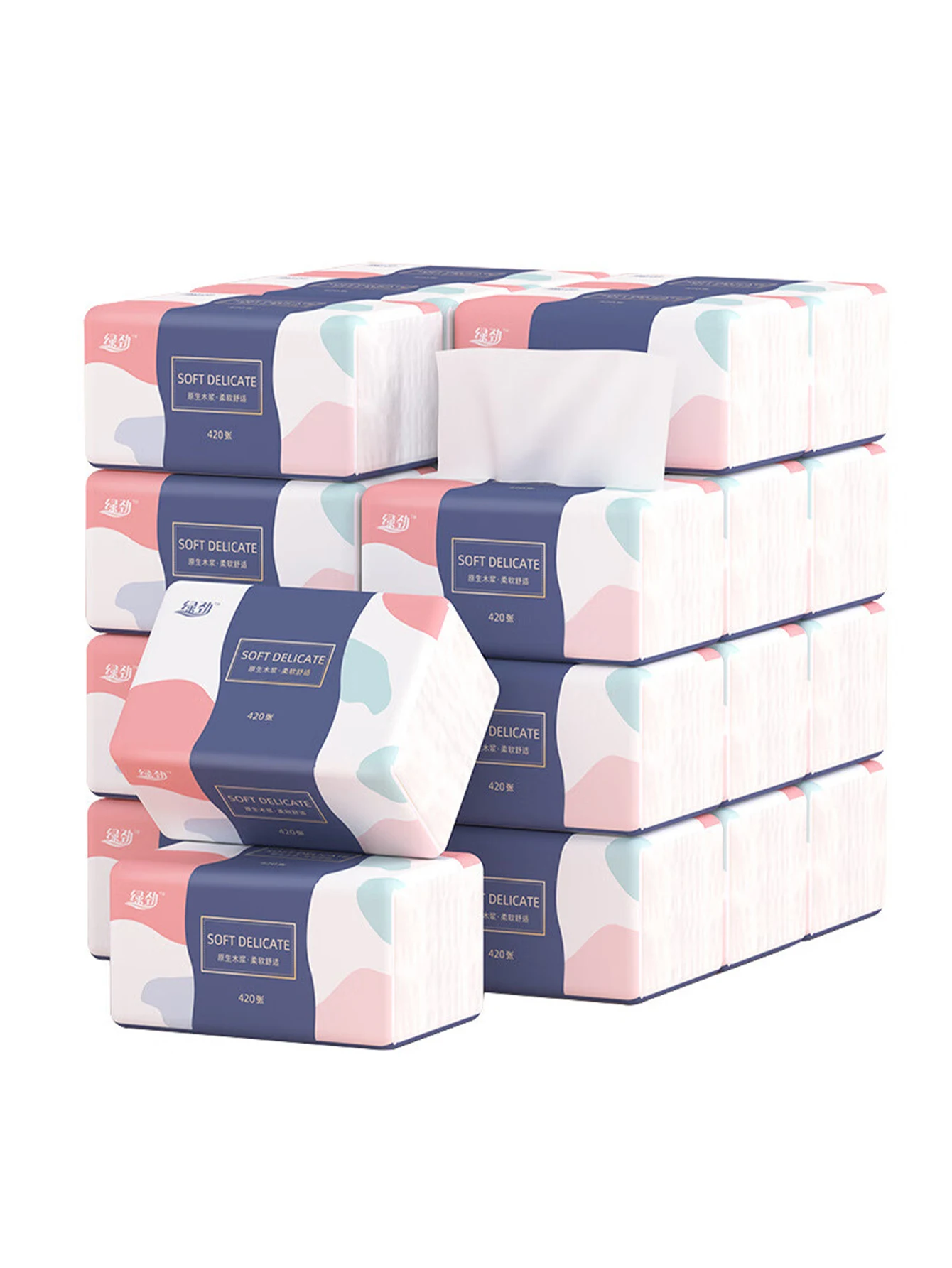 Recyclable Paper Multifunctional Tissues Thick Towels Durable Hand Towel 1pc/6pcs
