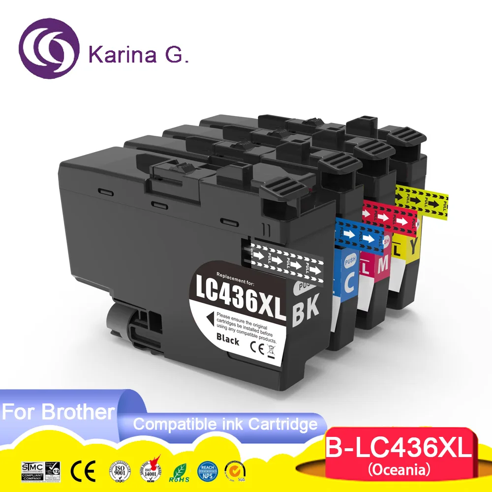 LC436XL 436XL Compatible Ink Cartridge For  MFC-J4340DW/J4440DW/J4540DW/J5855DW/