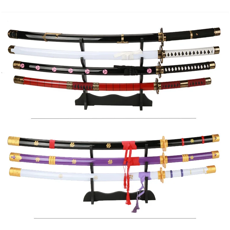 Roronoa Zoro Katana  Anime Role-playing Weapon 104cm/41in  Original Katana  Cosplay Sword Sandai Kitetsu Enma Purple 3
