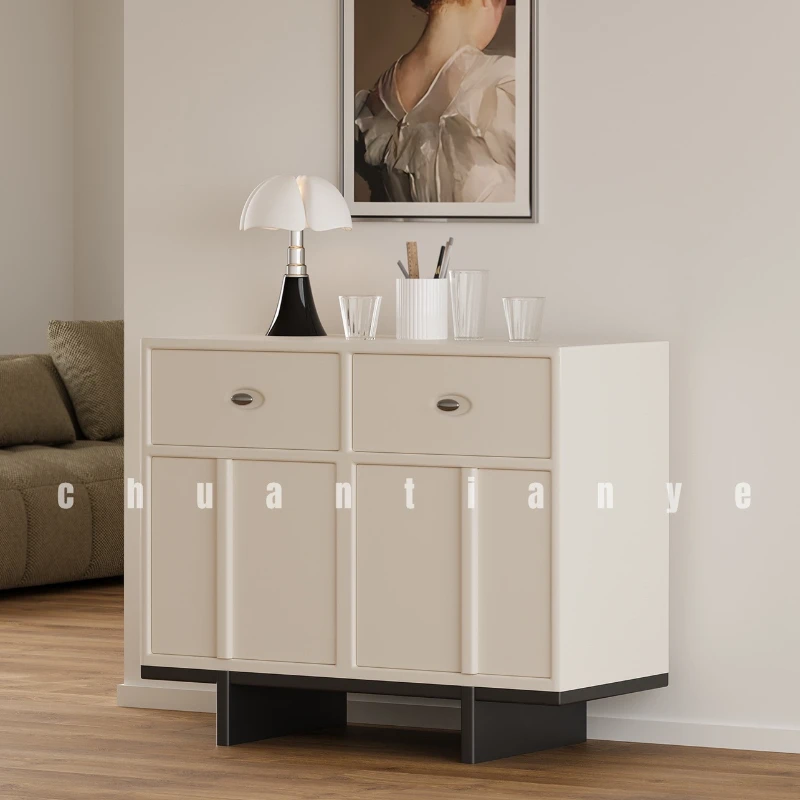 

French Cream Style Chest of Drawer Bedroom Locker Simple Modern Bed Front Cabinet Internet Celebrity Entrance Cabinet