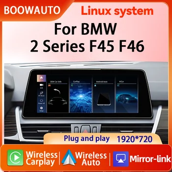 Para BMW Serie 2 F45 F46 NBT EVO NUEVO Reproductor Multimedia Inalámbrico Carplay para Auto, Pantalla Táctil de Video, Monitor Android Auto, Sistema Linux 1