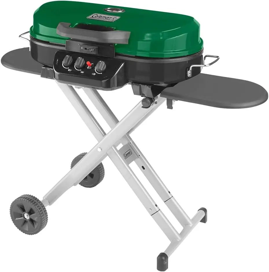 

Coleman RoadTrip 285 Portable Stand-Up Propane Grill, Gas Grill with 3 Adjustable Burners & Instastart Push-Button Ignition