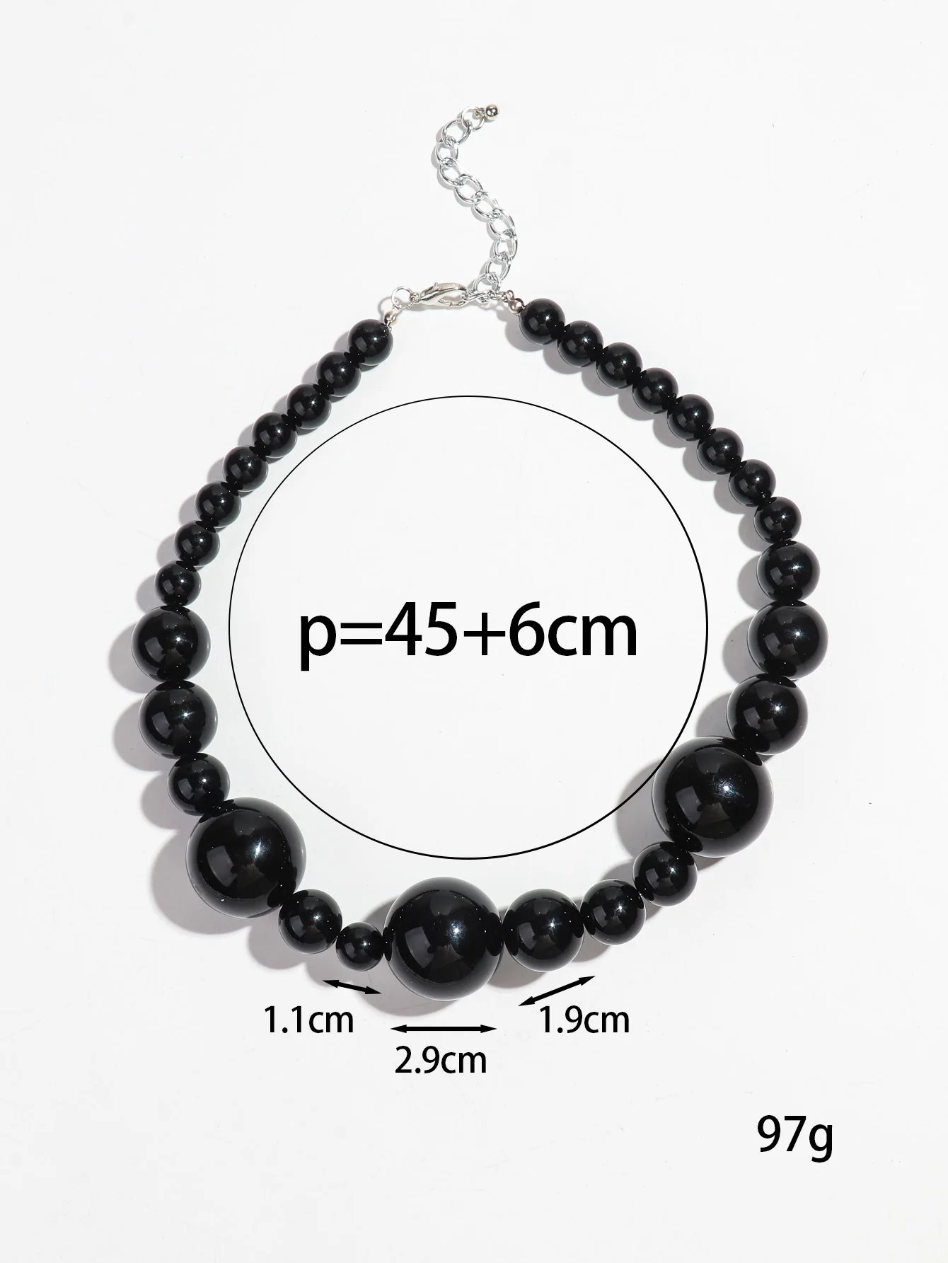 Neue Übertriebene Große Runde Perlen Halsband Halskette Für Frauen Punk Gothic Handgemachte Aussage Halskette Party Schmuck Geschenk Kragen S5045Bc4Ef0Cf49829Ccc0Eb6945Cf4A4R