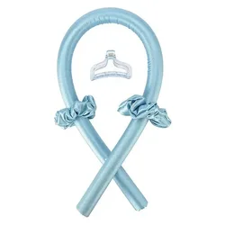 Heatless Curling Rod Headband for Soft & Shiny Hair - Spiral Style Hair Accessory (S)