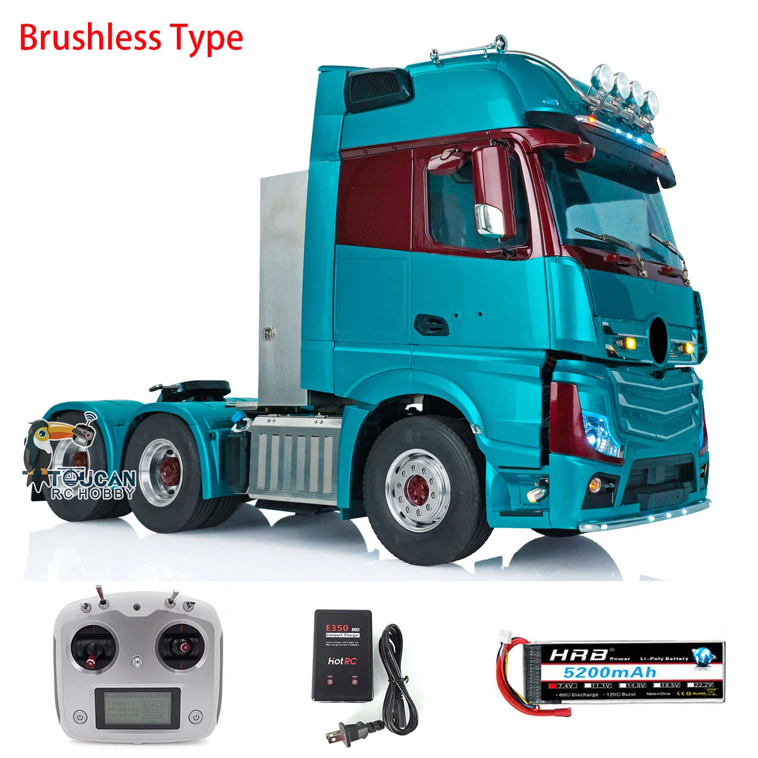 LESU 1/14 RC Tractor Truck for 1851 3363 RTR Cars With Remote Controller Receiver Toys 2-in-1 Motor ESC System THZH1382-SMT3 4