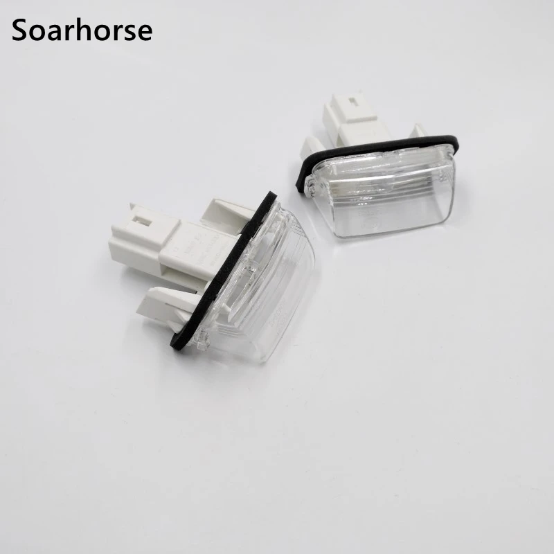 Soarhorse Rear License Number Plate Lights For Peugeot 206 207 306 307 308 406 407 5008  Citroen C3 C4 C5