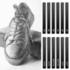 6pcs Carbon Strip Professional Black/White Carbon Sketch Hard/Medium/Soft Woodless Charcoal Pencil Set Drawing Painting Supplies 5