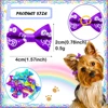 10/20pcs Dog Grooming Bows Mix Colours Cat Dog Hair Bows for Small Dog Grooming Pet Hair Accessories Rubber Bands Pet Supplies 2