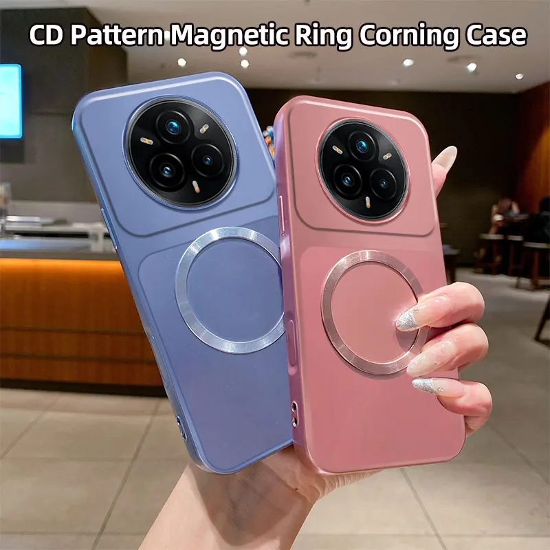 Shockproof Matte Magnetic Soft TPU Phone Case with Hand Strap