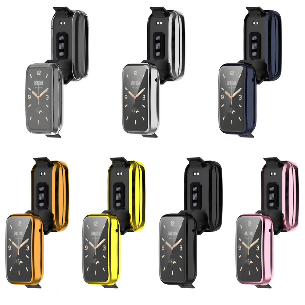 TPU Frame Protective Case Cover for Smartwatch Screen Protector Accessories