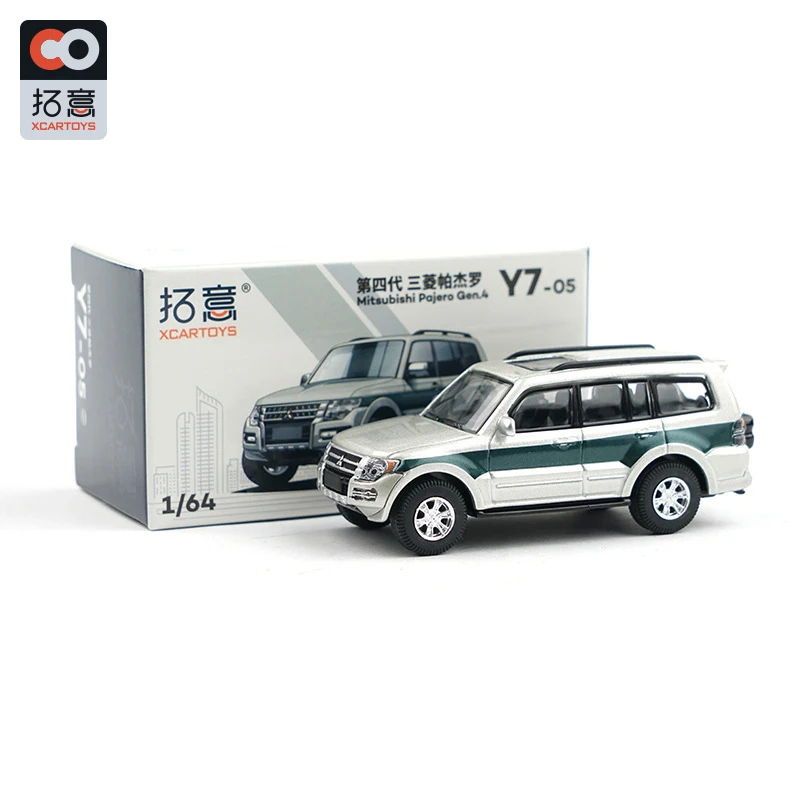 小型車xcrotoys 1:64 3th 4 pajero,静的車モデル,ミニ車両