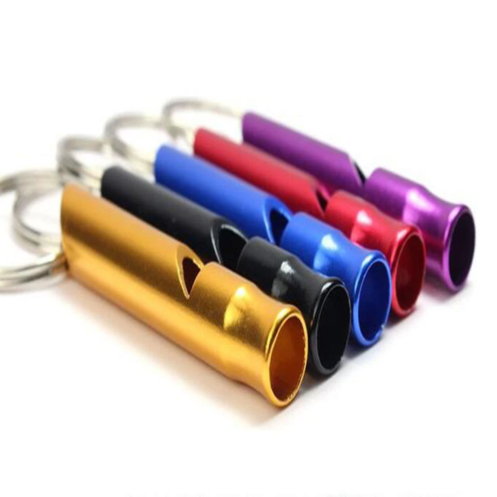 Multifunction Survival Whistle Portable Emergency Keychain Whistle Camping Hiking Outdoor Tools Self Defense Security Protection Whistle Keychain Survival Whistle