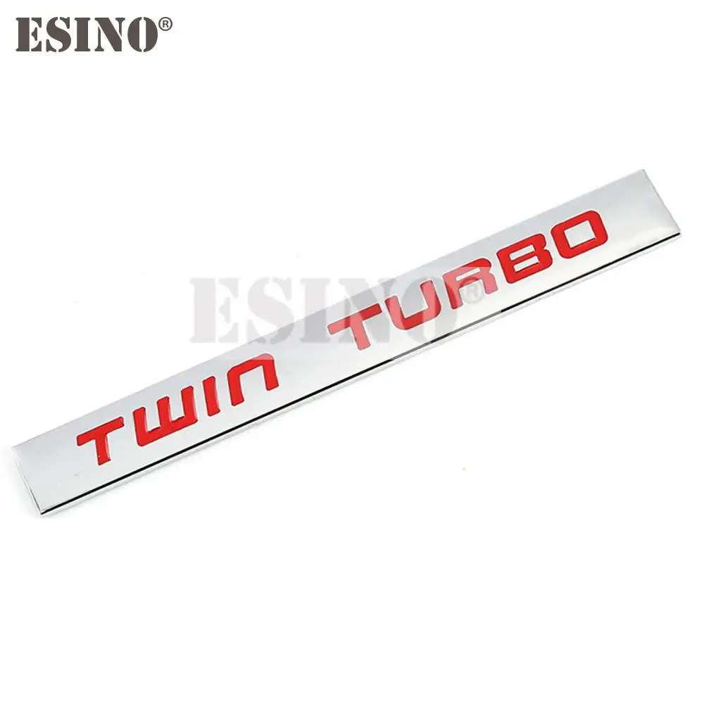 Premium 3D Metal Turbocharged Car Emblem Sticker Badge