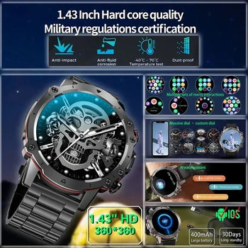 Xiaomi Mijia AMOLED HD Screen Smart Watch Men Bluetooth Calling Smartwatch 2023 Fashion Outdoor Sports Heart Rate Monitor Clock 4
