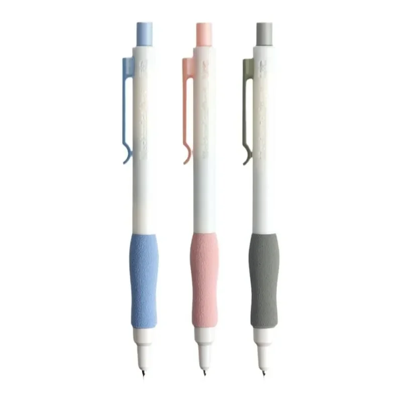 M&G 0.5mm/0.7mm 3pcs Propelling Sponge Pencil Office Pen Mechanical Pencil School Supplies Stationery Drawing Sketch Tools 4