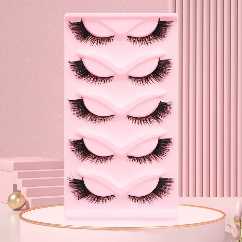 

5 Pairs 7 Pairs 10 Pairs Stable Supply Of Fake Eyelashes Dense Cat Eyes Eyelashes Oblique Flying Eyelashes