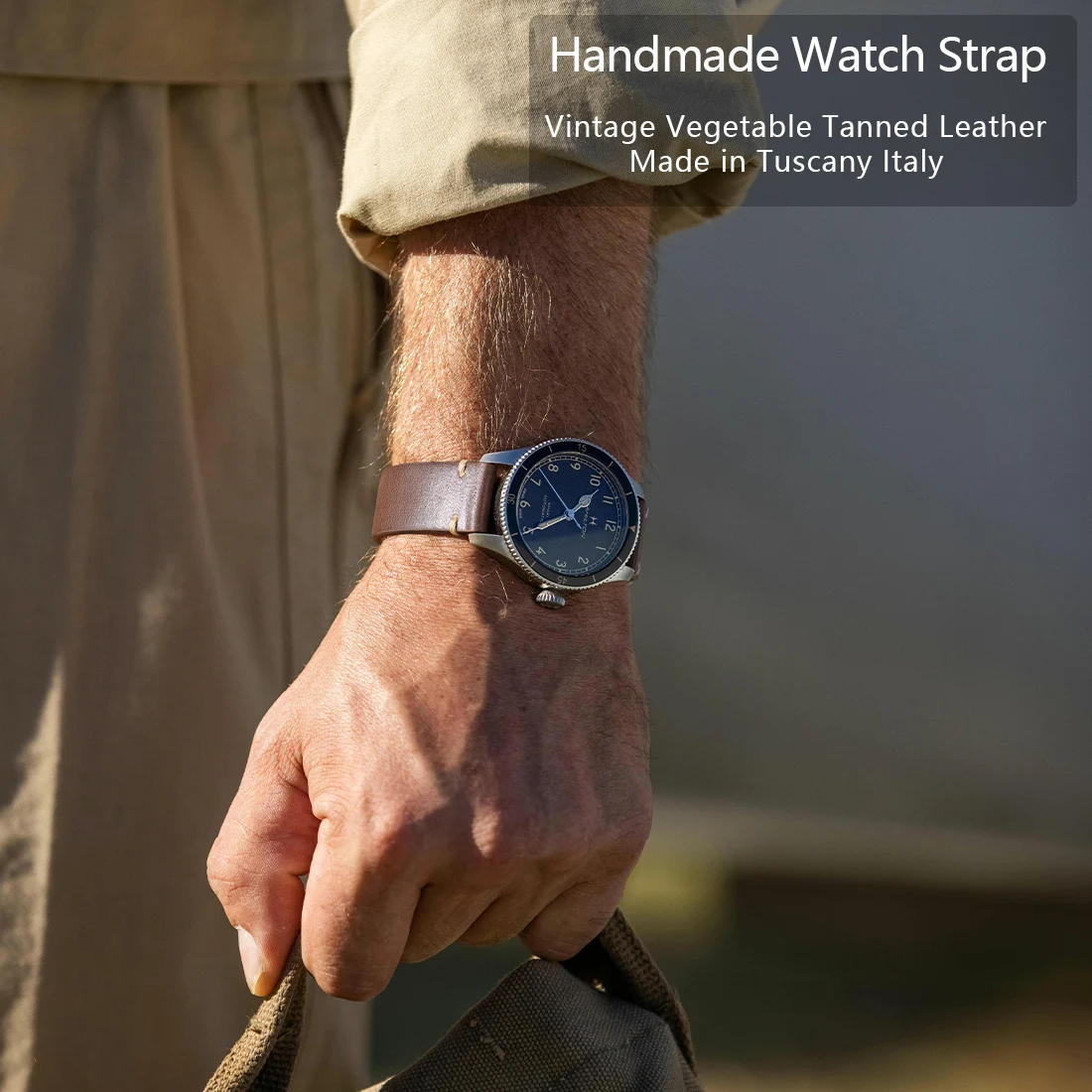 Premium Handmade Leather Smartwatch Band Strap - Elegant and Versatile Bracelet