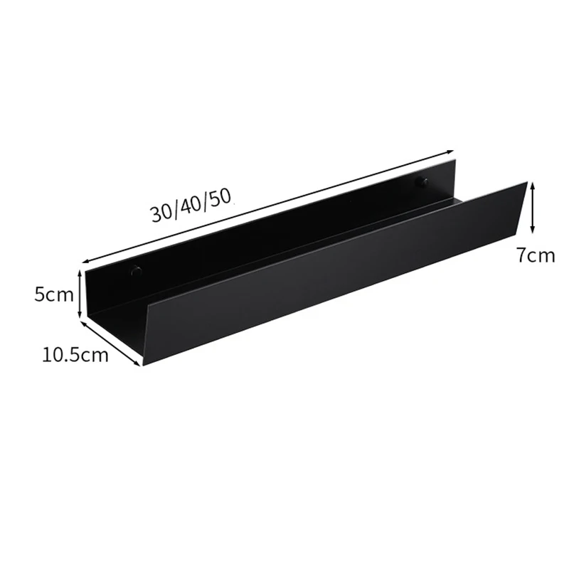 Bathroom Glass Shelf No Drill Organizer Shower Storage Rack Black Corner Shelves Wall Mounted Aluminum Toilet Shampoo Holder