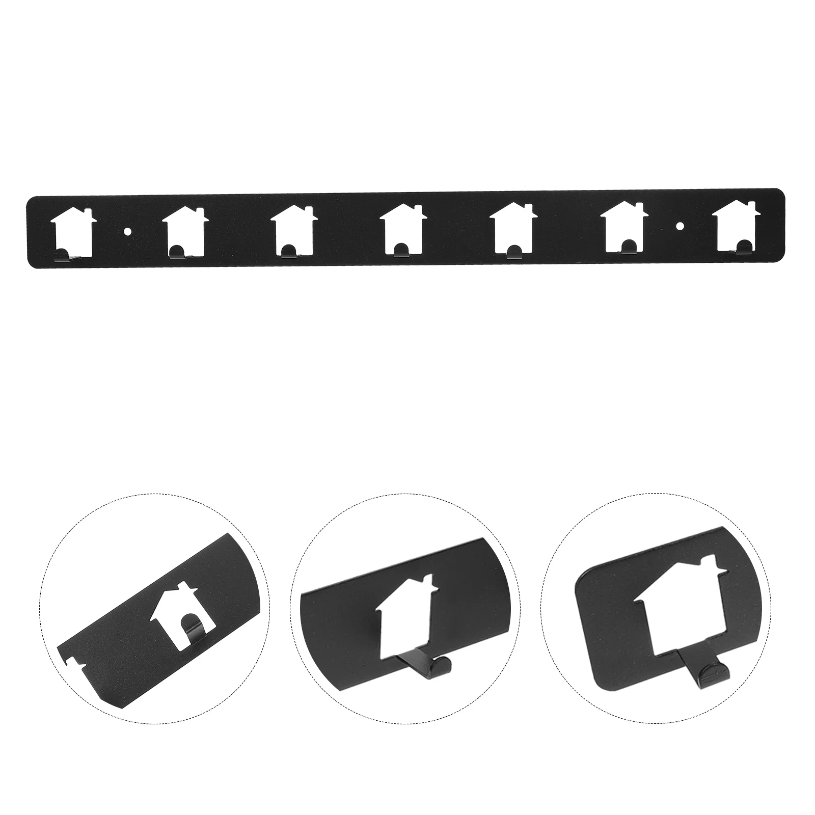 

Настенная вешалка с 7 крючками, металлическая настенная вешалка для полотенец, сумок, пальто