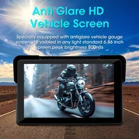 Vtopek 5"/7" inch Motorcycle DVR GPS Navigation Multimedia Player Wireless CarPlay Android Auto IPX7 Waterproof Screen Recorder - Image 6