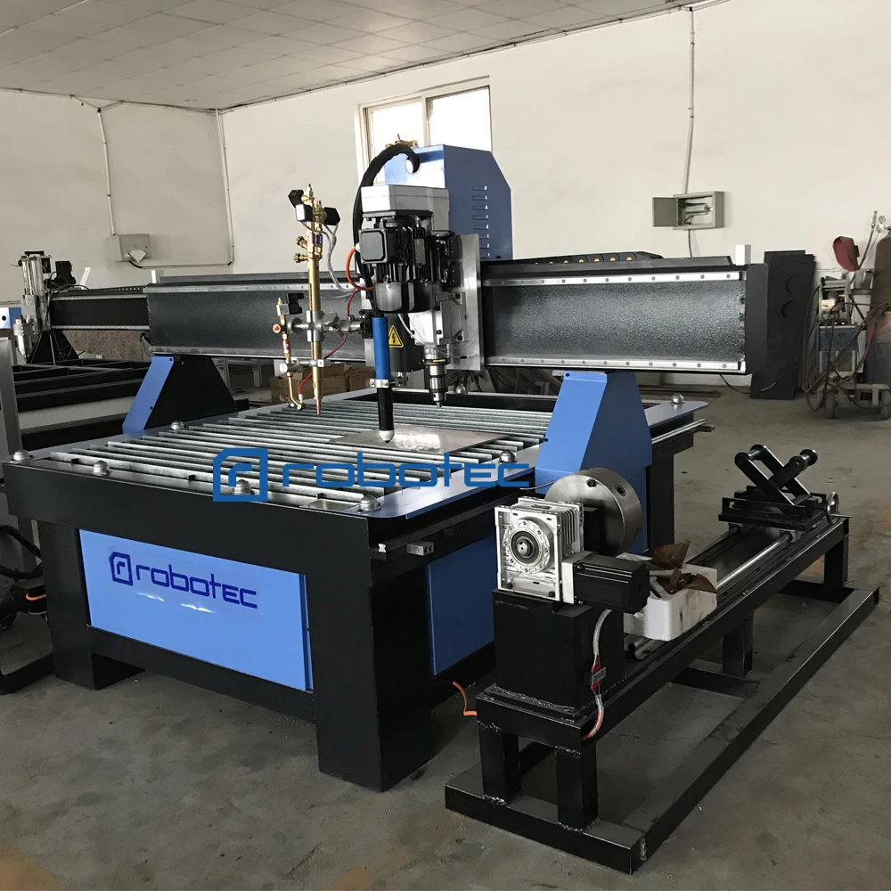 Small Business Metal Cutting Machine 1325 1530 2040 Metal Cutter Oxygen Cutting 0-30cm Steel Cutting Machine With Exhaust System 4