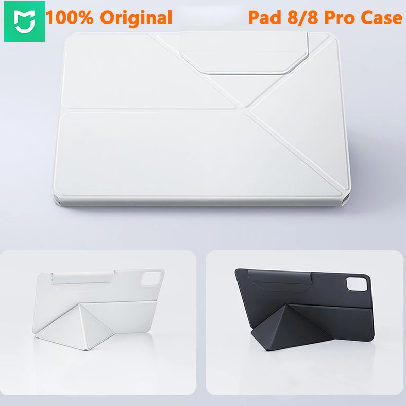 Premium PU Leather Magnetic Smart Sleeve for Tablets - 11.2 Inch Folding Flip Protective Stand Cover