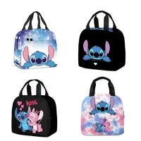 Stitch Lunch Bag Waterproof Insulation Bag Student Office Worker Lunch Bag Aluminum Foil School Bag Mochila 1