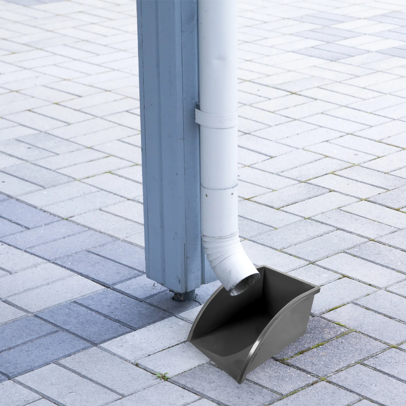 Water Dustpan Rain Gutter Diverter Splash Block Catching System Collection Barrels Rainwater Downspout Filter
